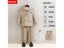 5-Piece Children's Khaki Striped Suit Set For Boy's Party Costume Carousel 8