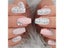 24Pcs Gradient Short Ballet Nails Set With Glue Coffin Fake Nails Carousel 8
