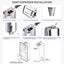 Stainless Steel Hand Sanitizer Dispenser Wall Mount Soap Dispenser(1000ml) Carousel 4