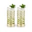 VISKI Belmont Gold & Crystal Patterned Highball Glasses Carousel 2