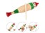 Guiro Instruments Musical Instrument Rhythm Toy Wooden Guiro Music Toy Colorful Carousel 4