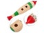 Guiro Instruments Musical Instrument Rhythm Toy Wooden Guiro Music Toy Colorful Carousel 5