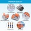 60PCS Lever Wire Nut Connectors. Compact Splicing Wire Connector,2 4 Carousel 2