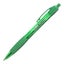 Icon Ballpoint Retractable Pen with Grip Medium Tip Green Pens x 10's pack Carousel 1
