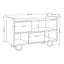 Alanya shoe Bench - White - Oak Carousel 4