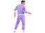 80s Costumes For Women Long Sleeve Women Disco Tracksuit Set Retro Couple Carousel 3