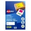 Avery L7163FY Fluoro Yellow Labels 14's x 25 Sheets Carousel 3