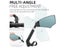 WEST BIKING Anti-Glare Bicycle Mirror Explosion-Proof View Wide Range Back Carousel 7