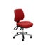 Buro Roma 3 Lever Mid Back Office Chair, Polished Aluminium Base, Red Fabric Carousel 1