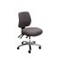 Buro Roma 3 Lever Mid Back Office Chair, Polished Aluminium Base, Charcoal Fa... Carousel 1
