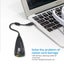 New Stereo 7.1 channel External USB Computer Sound Card Desktop Laptop Carousel 5