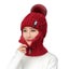 Women's Knitted Caps Plush Pullover Earmuff Bib Cap For Warmth Carousel 4