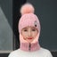 Women's Knitted Caps Plush Pullover Earmuff Bib Cap For Warmth Carousel 6