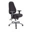 Buro Persona High Back 24/7 Ergonomic Task Chair, Polished Aluminium Base, Black Carousel 1