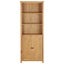 Nz Local Stock-of Bookcase with 2 Doors Solid Oak Wood Xnkoik Carousel 2