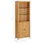 Nz Local Stock-of Bookcase with 2 Doors Solid Oak Wood Xnkoik Carousel 3