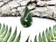 Greenstone Nephrite Jade Maori Hei Matau Fish Hook 53mm E075 Carousel 1
