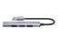 UNITEK 4-in-1 USB Multi-port Ultra Slim Hub with USB-A Connector. Includes 1x US Carousel 3