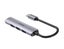 UNITEK 4-in-1 USB Multi-port Ultra Slim Hub with USB-C Connector. Includes 1x US Carousel 6