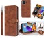 Vivo Y01 embossed PU leather wallet case tree brown Carousel 1