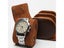 2 Slots Grids Watch Box Roll Travel Case Chic Portable Vintage Leather Display Carousel 3
