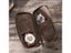 Rustic Leather 2-Slot Watch Box With Zipper Holds 2 Watches Brown Carousel 2