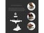 1 Set Wood Professional Fingerboard Toys Mini Finger Skateboard PU Non-slip Carousel 4