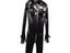 Women Mirror Black Body Shaper Cosplay All Inclusive Bodysuit Elastic Tight PVC Carousel 3