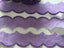 Mauve cotton embroidered edge trim - 8m80cm length x 2cm wide Carousel 2