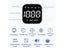 Heads Up Display LED Auto Speedometer Smart Digital Alert Reminder Driving Carousel 5