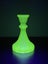 Vintage Art Deco Uranium glass candle holder Carousel 1