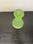 Vintage Art Deco Uranium glass candle holder Carousel 3