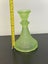 Vintage Art Deco Uranium glass candle holder Carousel 8