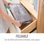 Ex Large Capacity Collapsible Laundry Basket Foldable Washing Bin Hamper Linen ( Carousel 3