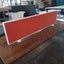 Free standing Desk divider screen - Red Carousel 1