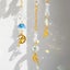 Stained Glass Moon Lotus Crystal Suncatcher Carousel 6