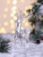 Transparent Crystal Deer Figurines For Christmas Decor Carousel 4