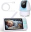 Video Baby Monitor Viewer with Baby Surveillance Camera 1080P 3000Ft Receiver Carousel 1