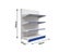 SHop Display Shelf Dairy Shop Shelving Rack single side end shelf Carousel 3