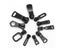 5PCS 3#/5# Zipper Sliders Auto Lock Metal Matte Black Zipper Sliders For Carousel 2