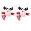 2 Pcs Curtain Clips Cartoon Doll Buckle Window Display Christmas Clasp Belt Gif Carousel 3