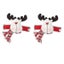 2 Pcs Curtain Clips Cartoon Doll Buckle Window Display Christmas Clasp Belt Gif Carousel 4