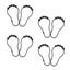 12 Pcs Curtain Hooks Black Metal Useful Durable Practical Hooks For Shower Curt Carousel 1