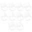10 Pcs Window Blinds Cordless Roller Shutter Handle Valance Clips Blinds Clear Carousel 1