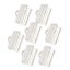 100 Pcs Leather Bookmark Cord Ends Fasteners Ribbon Crimp Ends Ribbon Cord Clam Carousel 1