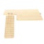 1 Set Hamster Cage Hanging Plaything Wooden Platform Pet Waterproof Ladder Stan Carousel 1
