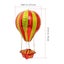 2 Pcs Hot Air Balloon Shape Aluminum Foil Balloons Party Balloons Photo Props Carousel 3