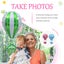 2 Pcs Hot Air Balloon Shape Aluminum Foil Balloons Party Balloons Photo Props Carousel 4