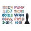 1 Set Number Alphabet Bathtub Non slip Sticker Anti slip Sticker Decal Scraper Carousel 1