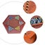 1 Set Chinese Checkers Wooden Chess Set Board Game With Drawer Glass Marbles Carousel 3